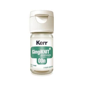 GingiKNIT+ Non-Impregnated Knitted Retraction Cord, #00N Fine, White with Black Strand, 72 in/Bottle, 13499 thumbnail 5