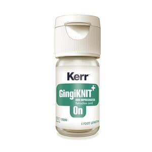 GingiKNIT+ Non-Impregnated Knitted Retraction Cord, Size 0N, Small, White with Orange Strand, 72 in/Bottle, 13500 thumbnail 5