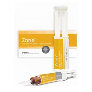 Zone Temporary Cement, Zinc Oxide Non-Eugenol, Dual-Barrel Hand-Mix Syringe, 15 g, Regular Shade, 27043DX thumbnail 11