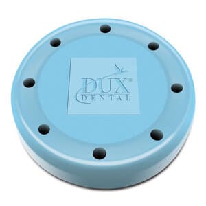Kerr Magnetic Bur Block, 8-Hole, Round, Sky Blue, 1-5/8" D x 1/2" H, 31001DX thumbnail 5