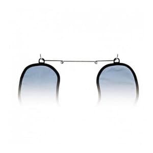 Wall Mount X-Ray Apron Hanger, Chrome-Plated Steel, 14" W x 1-1/4" D, 31400DX thumbnail 7