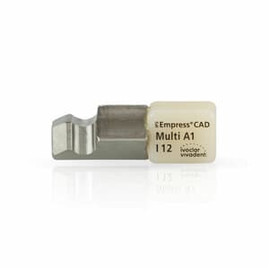 IPS Empress CAD PlanMill Multi Block, Shade BL1, Size C14L, 5/Pkg thumbnail 3