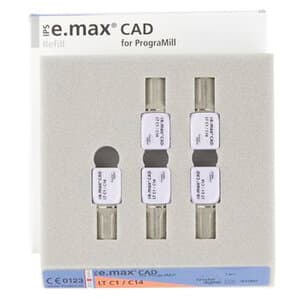IPS e.max CAD PlanMill Blocks, Low Translucency, Shade C1, Size C14, 5/Box thumbnail 9