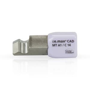 IPS e.max CAD PlanMill MT A1 C14 Milling Blocks, Medium Translucency, Shade A1, 5/Box thumbnail 9