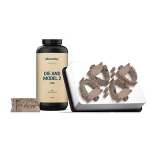 SprintRay Die & Model 2 3D Printing Resin, Tan, 1 kg Bottle thumbnail 4