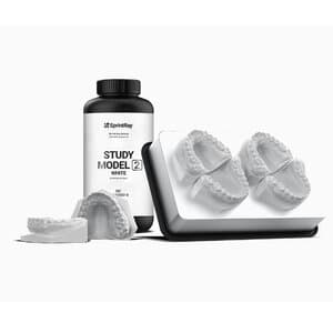 SprintRay Study Model 2 White 3D Printing Resin, 1 kg Bottle thumbnail 4