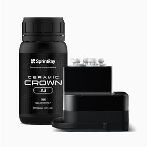 SprintRay Ceramic Crown 3D Printing Resin, Shade A3, 250g Bottle, 1/Pk thumbnail 5
