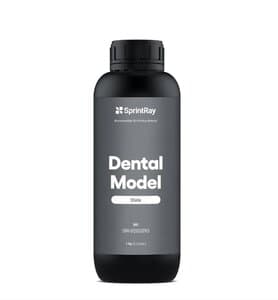 SprintRay Dental Model 3D Printing Resin, Slate, 1 kg Bottle, SRI-0202095 thumbnail 4
