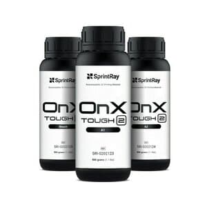 SprintRay OnX Tough 2 3D Printing Resin, Shade A1, 500g Bottle thumbnail 4