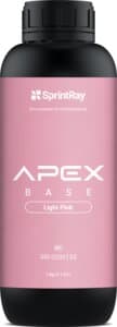 SprintRay APEX Base Denture Base 3D Printing Resin, Light Pink, 1 kg Bottle thumbnail 4