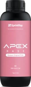 SprintRay APEX Base Nanoceramic Denture Base Resin, Opaque Original Pink, 1 kg Bottle thumbnail 4