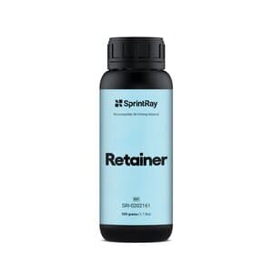 SprintRay Retainer 3D Printing Resin, Biocompatible, 500 g Bottle, 1/Pk thumbnail 4