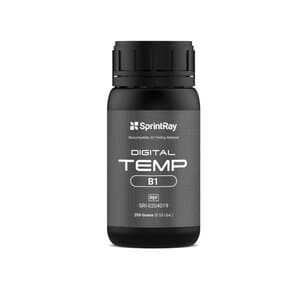 SprintRay Digital Temp Biocompatible 3D Printing Resin, Shade B1, 250 g Bottle thumbnail 2
