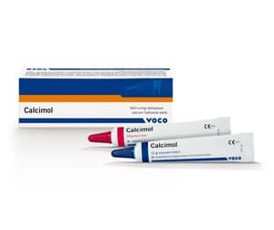Voco Calcimol Calcium Hydroxide Paste, Self-Cure, 13 g Base & 11 g Catalyst Tubes, Radiopaque, 26% Calcium Hydroxide thumbnail 11
