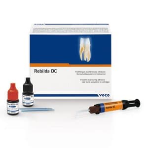 VOCO Rebilda DC Dual-Cured Core Build-Up Composite Intro Kit, Dentin Shade, 10g QuickMix Syringe, 8ml Futurabond DC, 1 Kit thumbnail 18