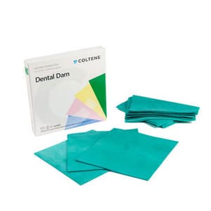 HySolate Latex Dental Dam, Green, Thin, 5" x 5" (127 x 127 mm), 52/Box, 60034414 thumbnail 7