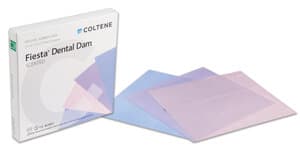 HySolate Fiesta Latex Dental Dam, Assorted Colors, Thin, 6" x 6", Fruit Scented, 36/Pk, 60034433 thumbnail 7