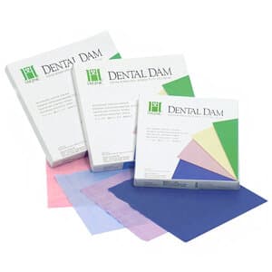HySolate Fiesta Latex Dental Dam, Assorted Medium, 5" x 5", Fruit Scented, 52/Pack, 60034435 thumbnail 7