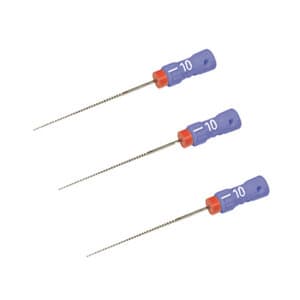 MicroMega B6 K-Files, Size #10, 25mm, 0.02 Taper, Stainless Steel, Sterile, 6/Pack, 60029724 thumbnail 15