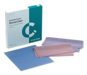 HySolate Fiesta Latex Dental Dam, Assorted Colors, Medium Gauge, 6" x 6", Fruit Scented, 36/Box, 60034436 thumbnail 7