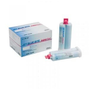 Coltene Jet Blue Bite Bite Registration Vinylpolysiloxane, Super Fast Set, 50 mL Cartridges, 4-Pack Refill (C6497) thumbnail 4