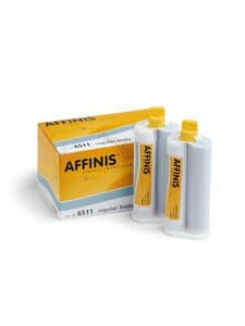 Affinis VPS Impression Material, Regular Body, Regular Set, 2 x 50 ml Cartridges with 12 Mixing Tips, C6511 thumbnail 8