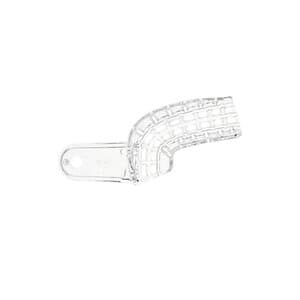 President Disposable Perforated Impression Tray, #8, Upper Right/Lower Left Quadrant, Clear, 12/Pk, C6908 thumbnail 14