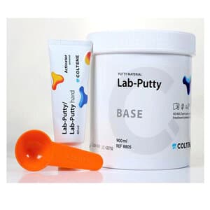 Coltene Lab Putty Standard Pack, Polysiloxane Laboratory Modelling Silicone, 900 mL Base with 40 mL Catalyst, Pink, 8805 thumbnail 5