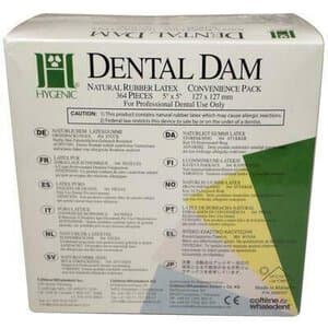 HySolate Fiesta Latex Dental Dam, Assorted Medium, 5" x 5", 364/Pack, 60034439 thumbnail 7