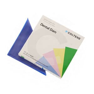 HySolate Latex Dental Dam, 6" x 6", Blue, Medium Gauge, 36/Pk, 60034442 thumbnail 6
