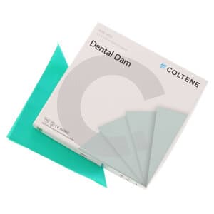 Hygenic HySolate Non-Latex Dental Dam, 6" x 6", Medium, Green, 75/Box, H09106 thumbnail 11