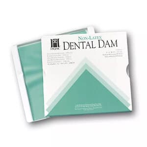 Hygenic HySolate Non-Latex Dental Dam, 5" x 5", Medium, Green, 15/Pk, H09928 thumbnail 11