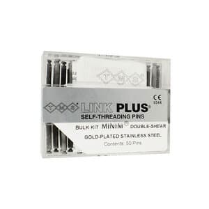 TMS Link Series Minim Double Shear Complete Kit, Gold-Plated Stainless Steel, .021"/.525 mm, L-531, 20 Pins/Kit thumbnail 8