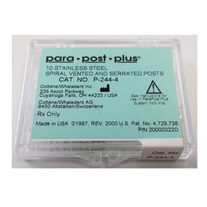 ParaPost Plus Stainless Steel Endodontic Posts, Size 4, .040" (1.0mm), Yellow, 10/Pk, P244-4 thumbnail 13