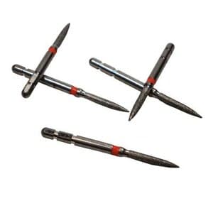 Alpen® Carbide Trimming & Finishing Bur, 12-Blade, FG, #EF6, 1.4 mm, 5/Pk, R700EF6 thumbnail 4
