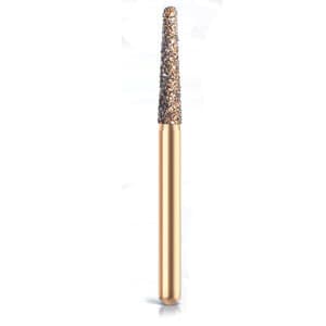 Alpen Multi-Use Diamond Bur, FG, Round End Taper, Medium Grit, Blue, #856-018, 1.8 mm Head, 8 mm Length, 5/Pk, 60032309 thumbnail 7
