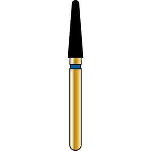 Alpen Multi-Use Diamond Bur, FG, Round End Taper, Coarse, Green, #856-021C, 2.1 mm Head, 8 mm Length, 5/Pk, 60032319 thumbnail 5