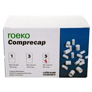Roeko Comprecap Compression Caps Refill, Size 5, Large, 12.5 mm, Cotton, 60/Pack, 530014 thumbnail 10