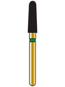Coltene Alpen Multi-Use Diamond Bur KS6, Round End Taper, Medium Grit, FG, 2.5mm Head Diameter, 9mm Head Length, Blue Ring, 5/Pkg, #KS6-025 thumbnail 4