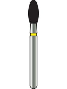 Alpen X1 Single Use Diamond Bur, FG, Egg/Football, Extra Fine, #379-023EF, 2.3 mm x 5.0 mm, 25/Pk, X379EF023 thumbnail 7