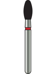 Alpen X1 Diamond Single-Use Bur, FG, Egg #379, 2.3 mm, Fine, Red, 25/Pk, X379F023 thumbnail 13