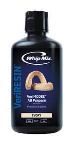 Whip Mix VeriMODEL OS Ivory 3D Printing Resin, 385/405nm, 1kg (910mL) Bottle, #71177 thumbnail 11