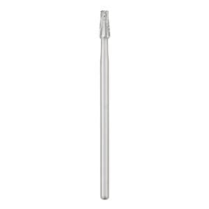 SS White Oral Surgery Carbide Bur, #703L, Cross Cut Fissure, Tapered/Flat End, Shank #3 (HP), 2.1 mm Head Diameter, 65 mm Length, Sterile, 10/Pk, 30039 thumbnail 7