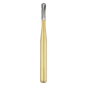 Great White Gold Series Carbide Bur, FGSS, Straight Fissure Round End Cross Cut, #GW2S, 1.2 mm, 10/Pk, 15064 thumbnail 7