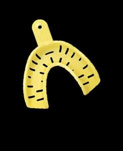 AccuDent XD Dentate Impression Trays #3, Lower Medium, Disposable, 12/Pack, 673706 thumbnail 5