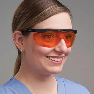 Uvex Skyper Protective Eyewear, Orange Lens, Black Frame, Adjustable Temples, 1 Each thumbnail 3