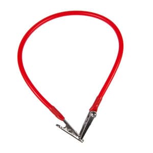 Hager Worldwide Super Bib Clip, Red, 14" Silicone Chain, Autoclavable, 1/Pkg, 605283 thumbnail 5