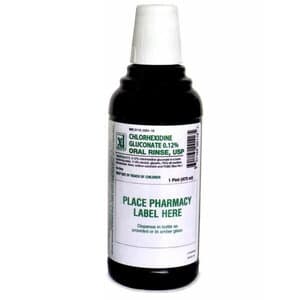 Xttrium Chlorhexidine Gluconate 0.12% Oral Rinse, 16 oz Bottle - Xttrium Chlorhexidine Gluconate 0.12% 16oz - Image 1