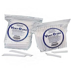 Vent-O-Vac High Volume Evacuation Tips, Both Ends Vented, 5" Long, White, 100/Pk, 078110 thumbnail 7