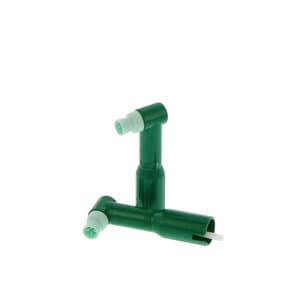 Denticator Original Green Disposable Prophy Angles, Soft Green 4-Webbed Cup, Latex-Free, 144/Box thumbnail 2